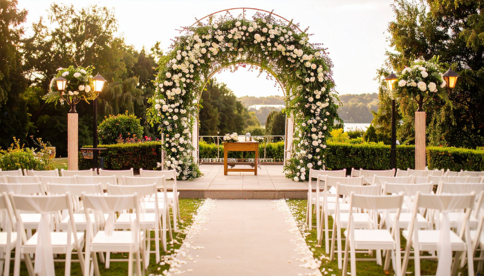 Outdoor wedding