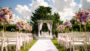 Outdoor wedding